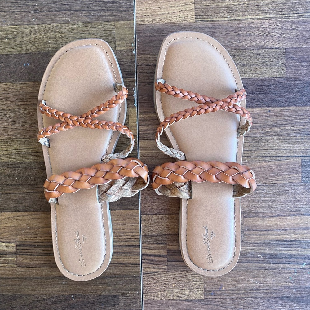 Braided Tan Sandals